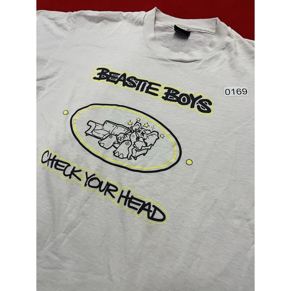 Beastie Boys Extremely Rare Size Xl Check Your Head Band Tee See Flaw In Pic